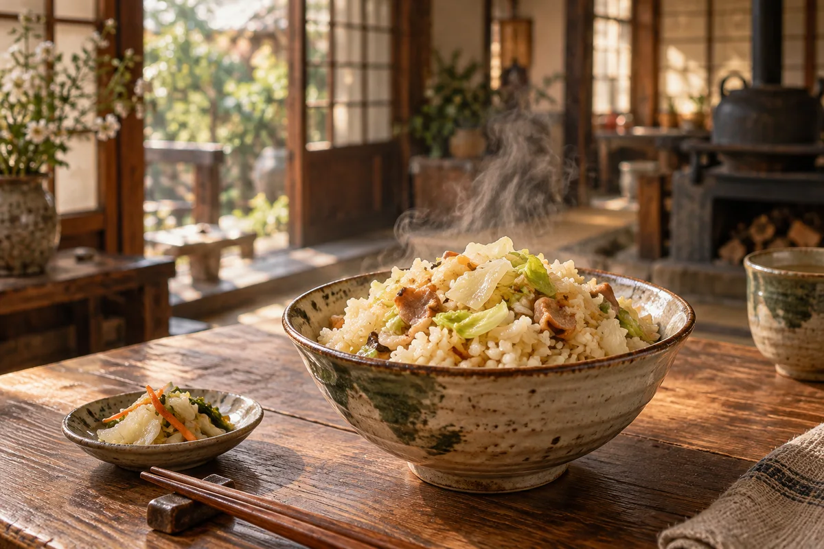 AI 示意圖：斗六老屋餐桌情境，非實際店家、商品或新聞現場
